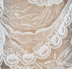 Zuber Tulle I Cantilene Color #12 Hand-print Wallpaper, Trompe L’oeile, France