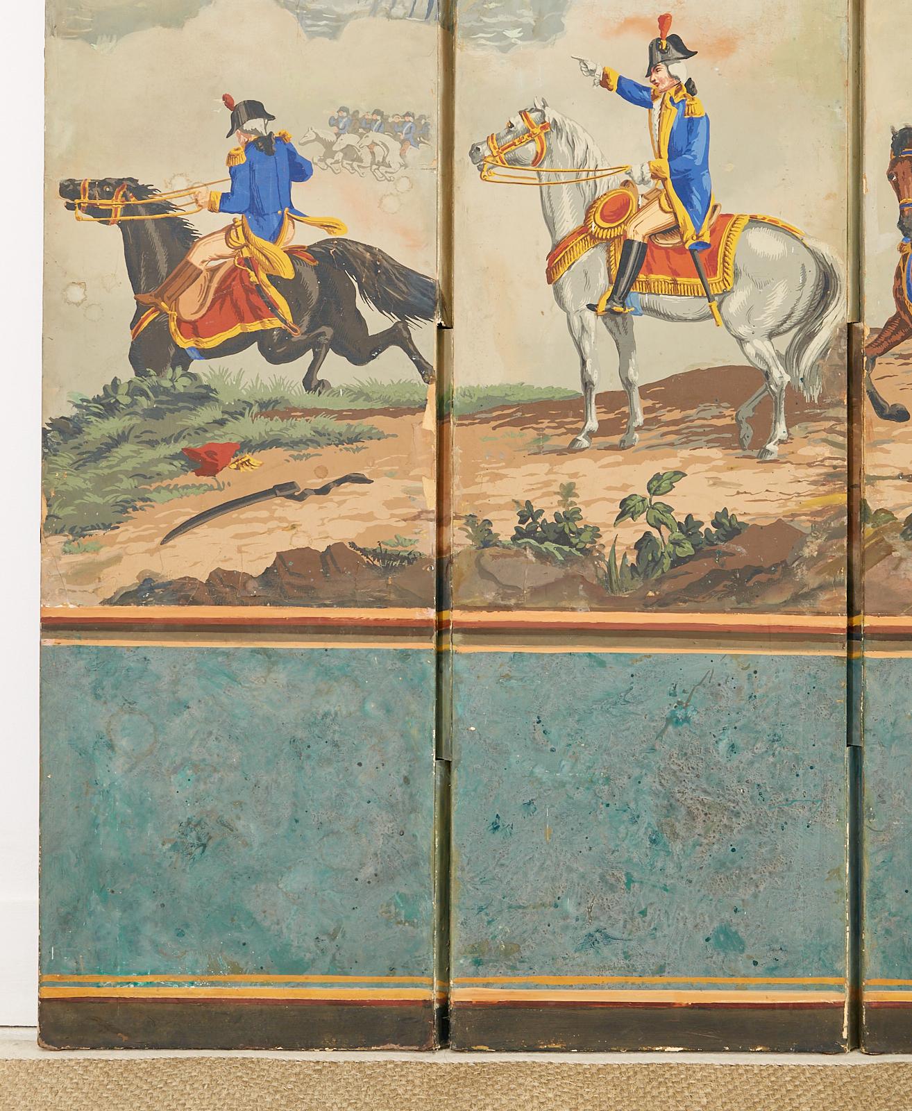 Toile Zuber Wallpaper Panel Screen the War of American Independence (panneau de papier peint) en vente