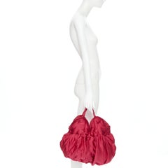 ZUCCA JAPAN pink satin bustier design top handle tote bag