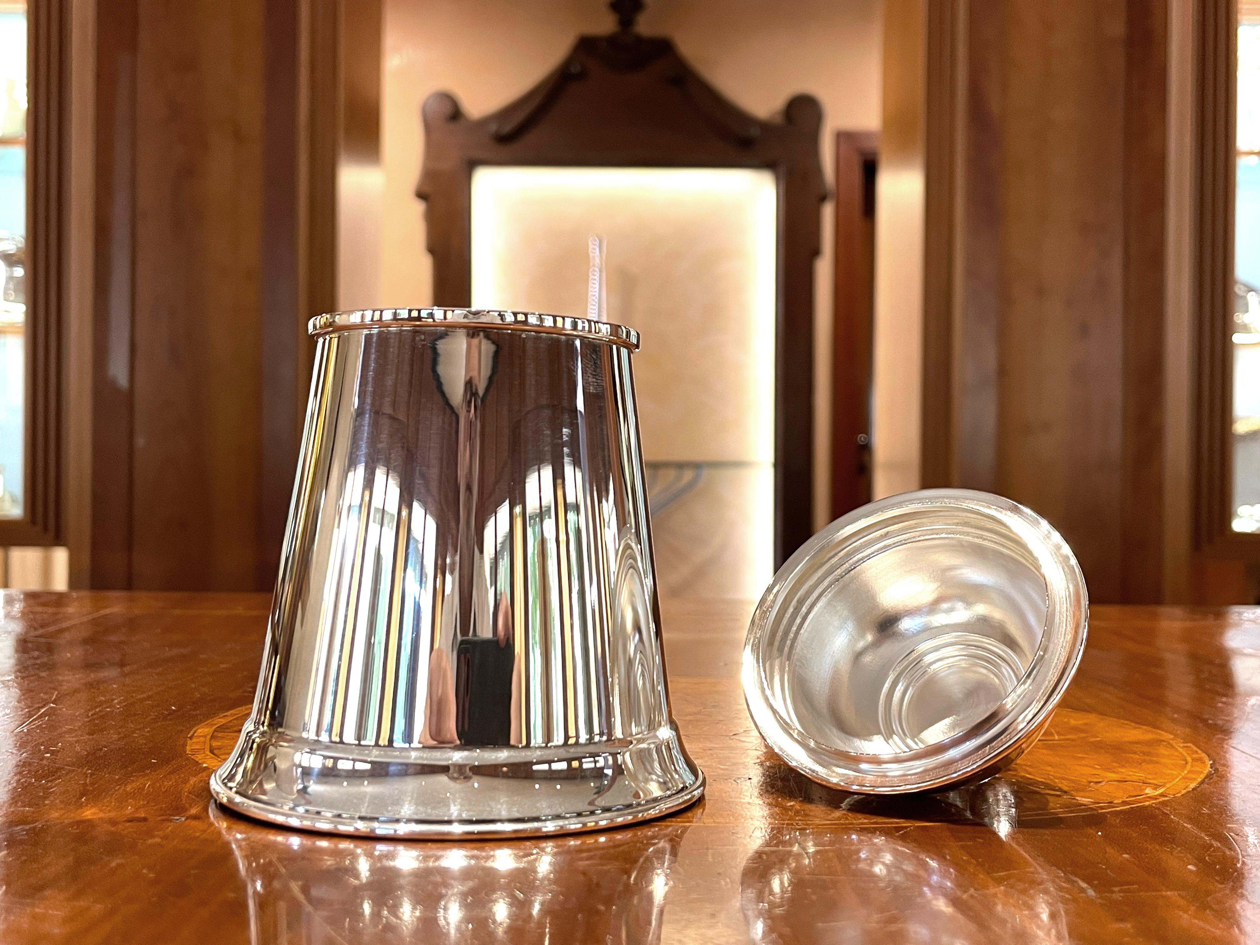 Modern Silver sugar bowl For Sale