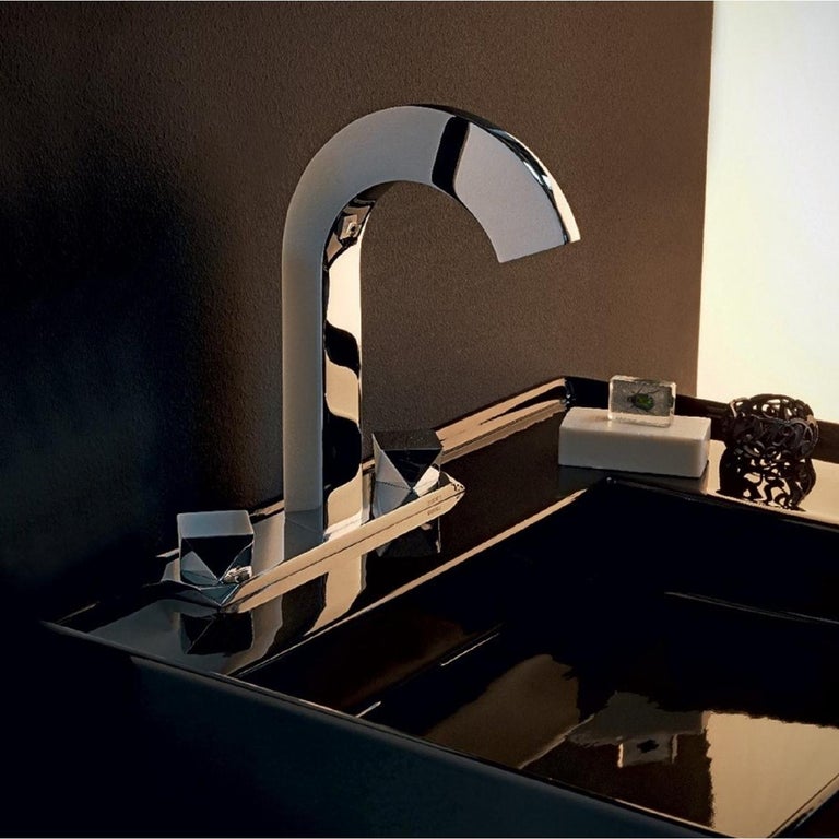 Zucchetti Wosh 3 Hole Basin Mixer Faucet and Handles by William Sawaya