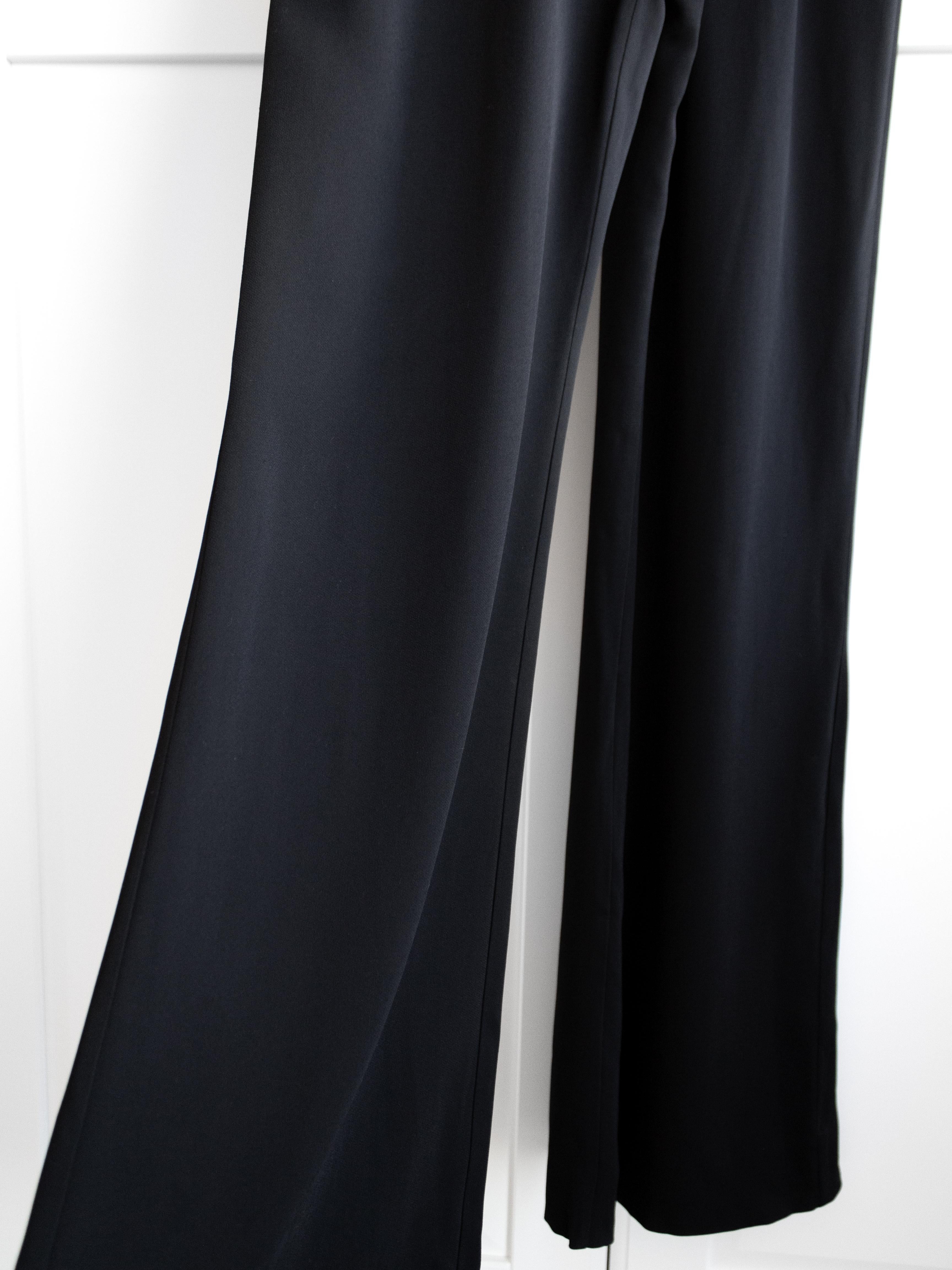 Zuhair Murad Black Lace Embellished Jumpsuit For Sale 6