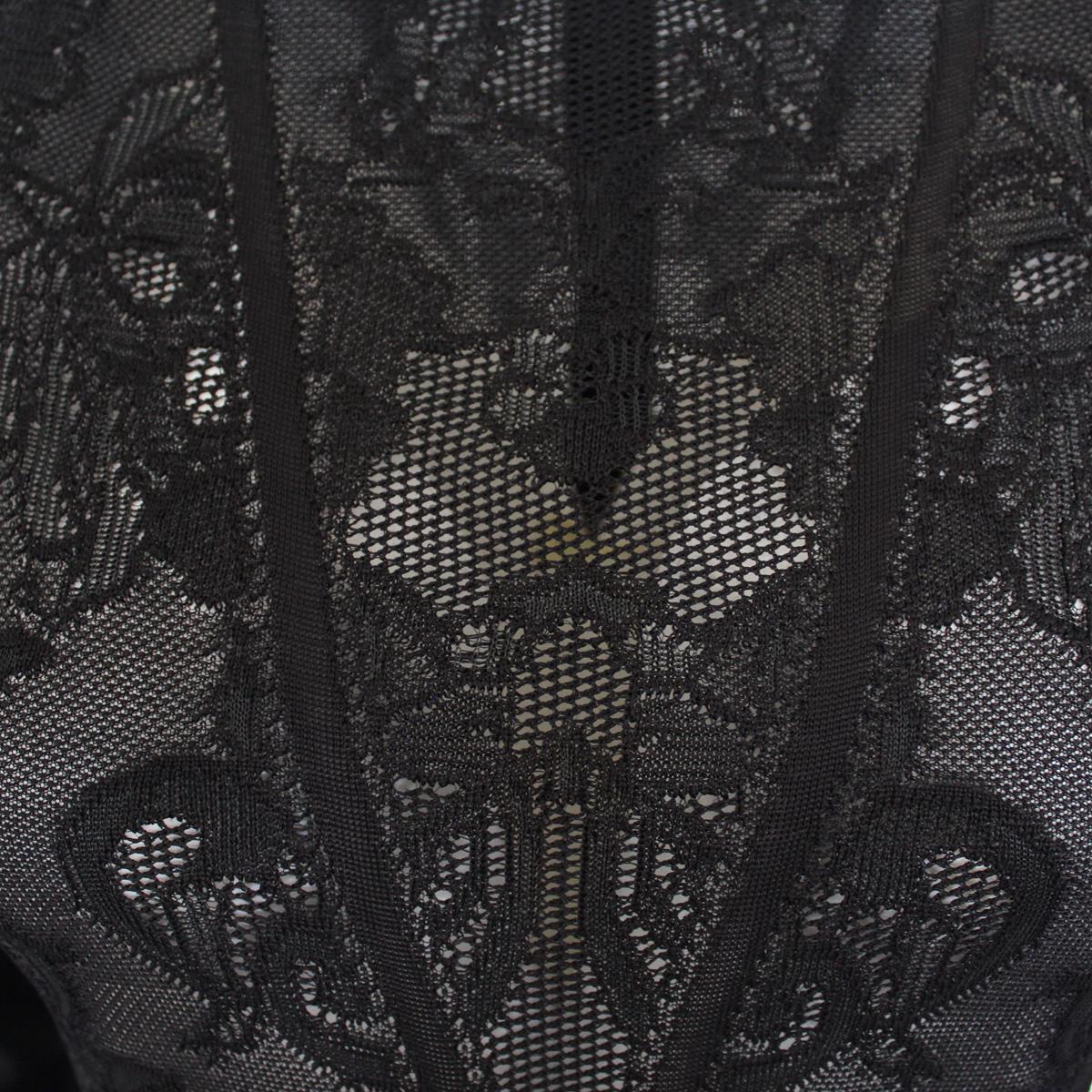 Zuhair Murad Black Lace Overall It 40 In Excellent Condition For Sale In Gazzaniga (BG), IT