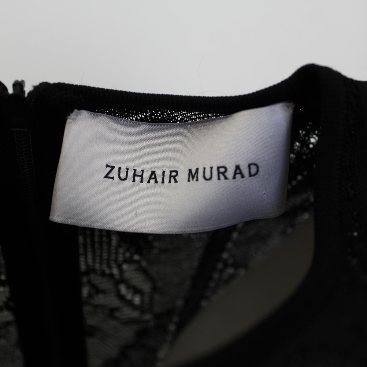 Zuhair Murad - Robe en dentelle noire « Overall It 40 » Pour femmes en vente