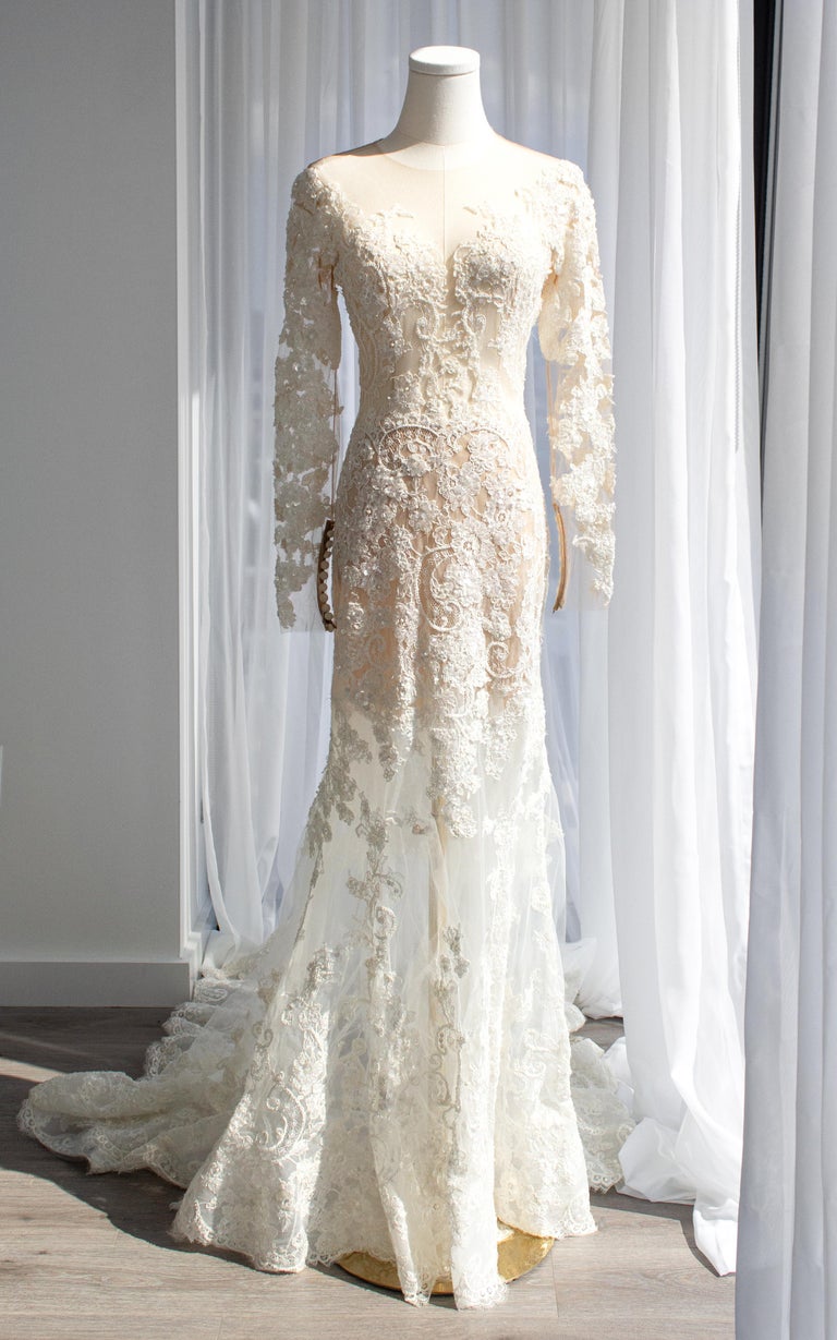 lace dress 2016 Oscar de la Renta Bridal Fall 2016