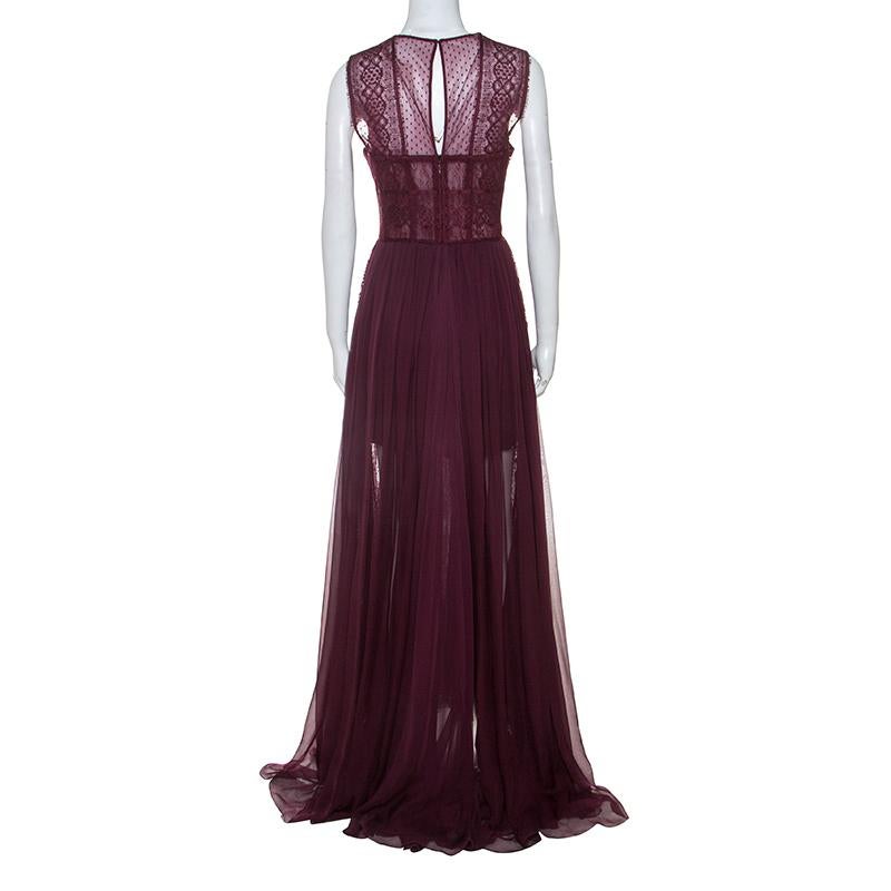 zuhair murad burgundy dress