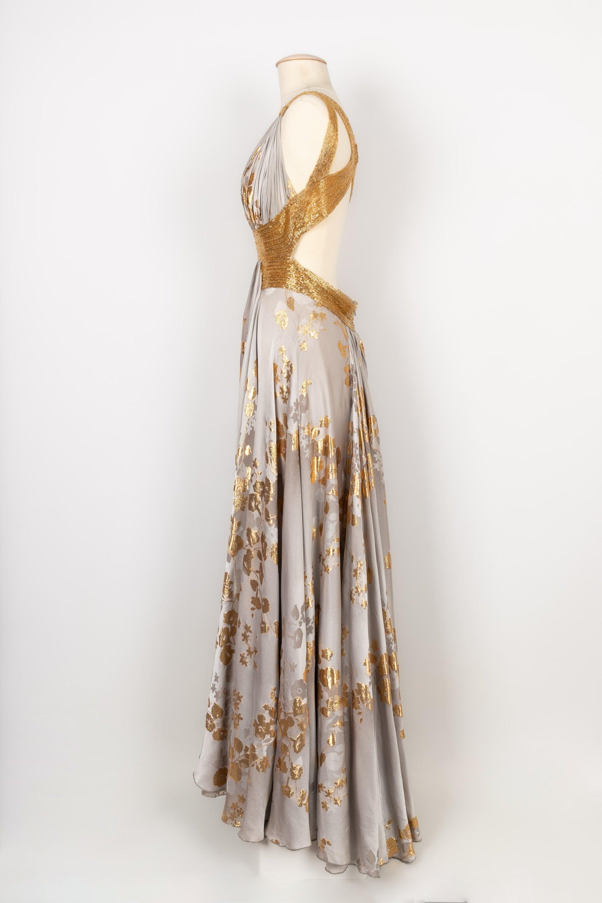 Zuhair Murad Silk Dress Haute Couture, 2007 In Excellent Condition For Sale In SAINT-OUEN-SUR-SEINE, FR
