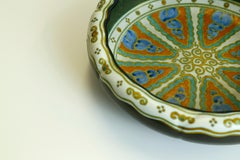 Zuid Gouda Collier Art Deco Bowl, Hand-Painted, Holland, 1923