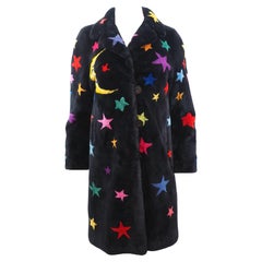 Zuki Beaver Coat with Stars