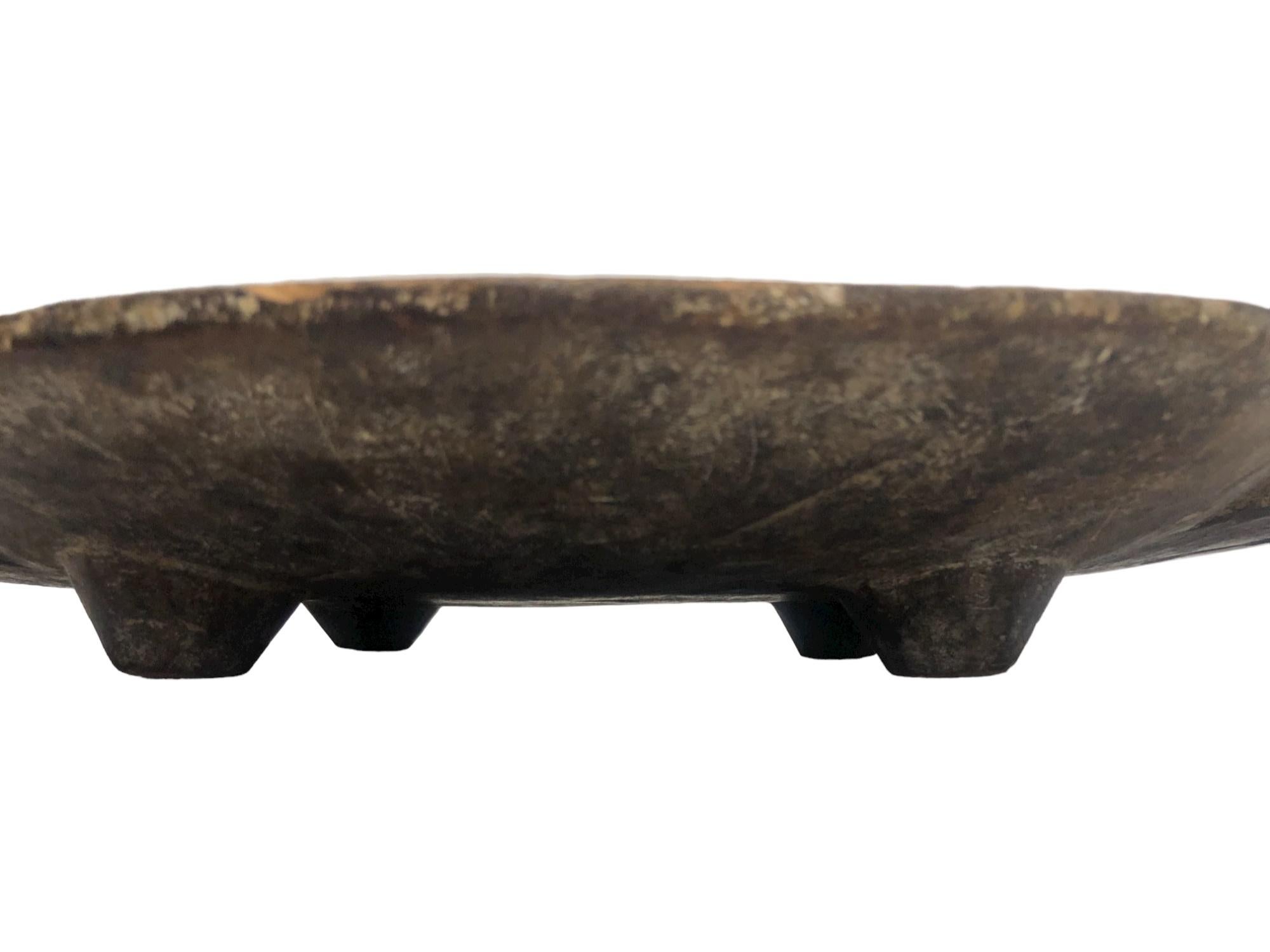 19th Century Zulu African Meatdish on Stand For Sale