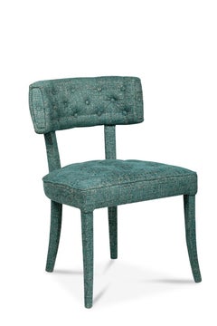 Modern Contemporary Zulu Fully Upholstered Legs Dining Chair in Brabbu