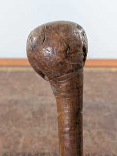 Zulu Iwisa Hardwood Throwing Club with Spherical Head, Early 20th Century