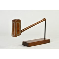Zulu Pipe with Masterful Inlay in Wood