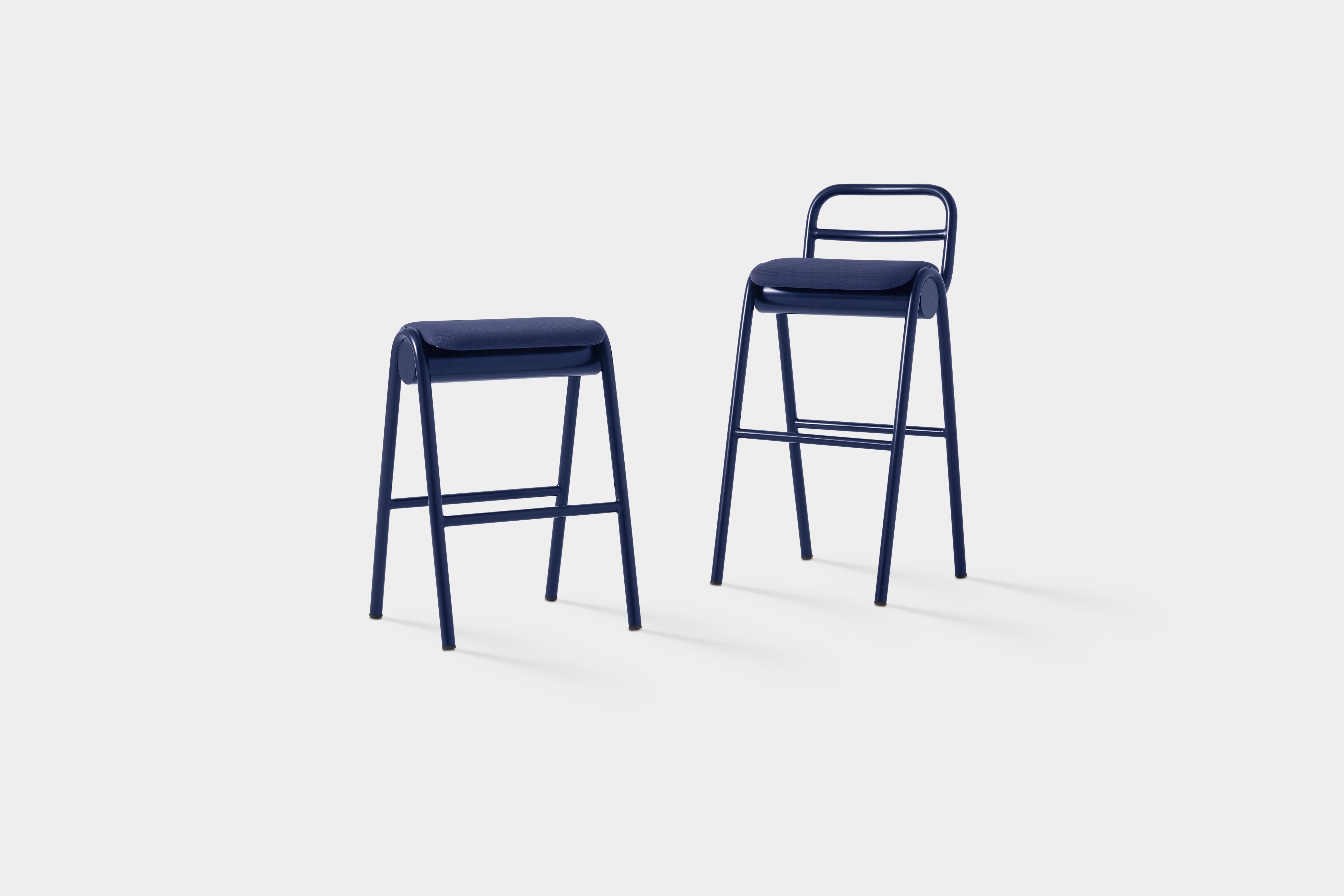 Post-Modern ZUM Low Bar Stool by Pepe Albargues For Sale