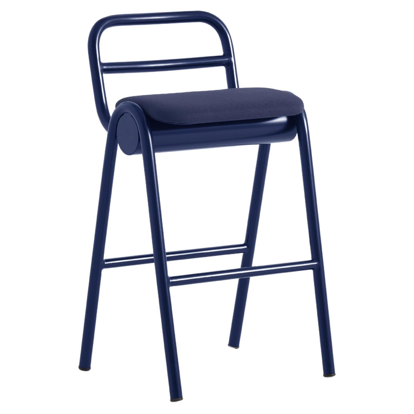 ZUM Low Bar Stool With Backrest by Pepe Albargues