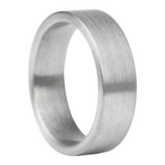 Zuna : Alianza de Boda de Tungsteno Cepillado Plano Ajuste Confort