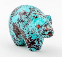 Zuni Carved Stone Heishi Necklace & Fetishes