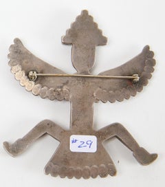 Zuni Knife Wing Pin