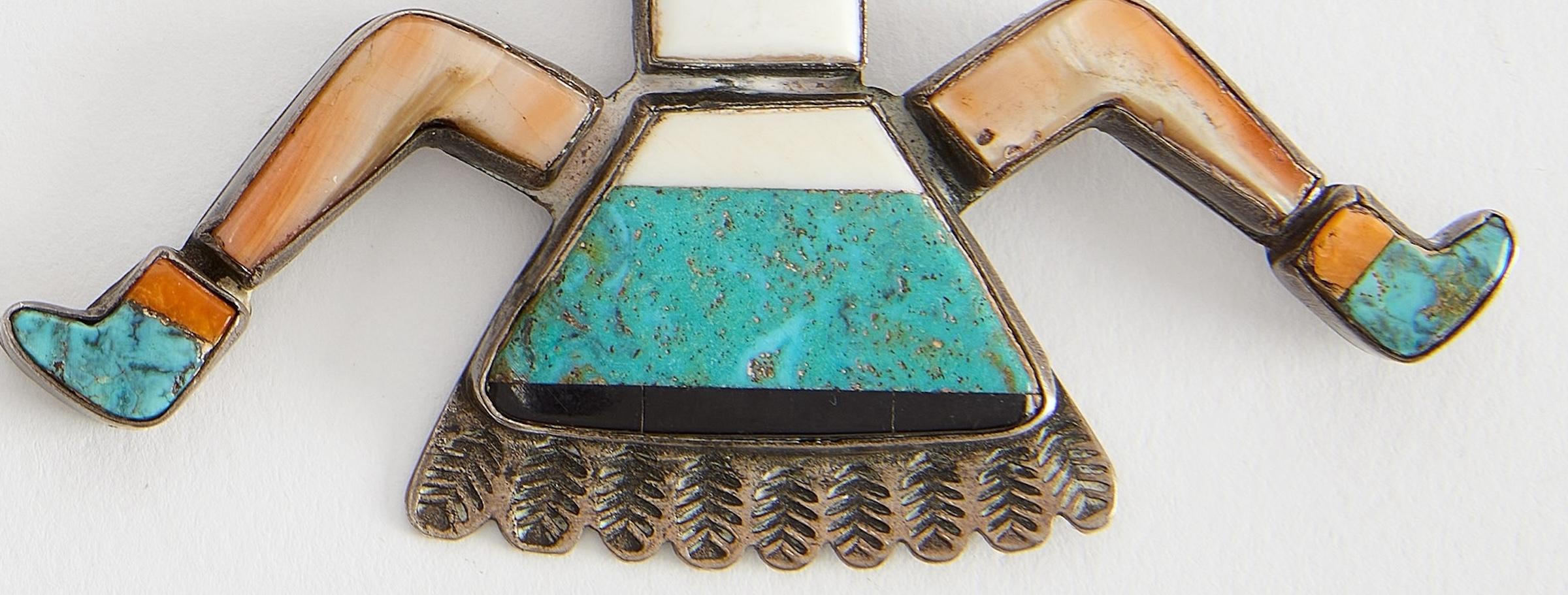 American Zuni Knife Wing Pin