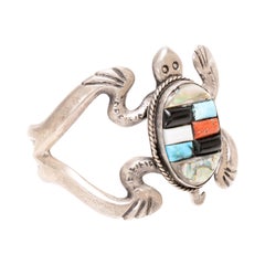 Zuni Sandcast Turtle Bracelet