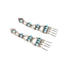 Orecchini Zuni Sleeping Beauty in turchese e sterlina