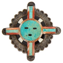 Zuni Sun God Pin