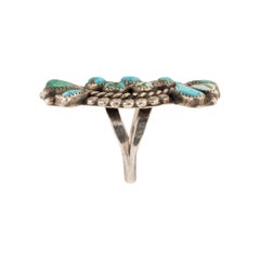 Anillo Zuni Sunburst Turquesa