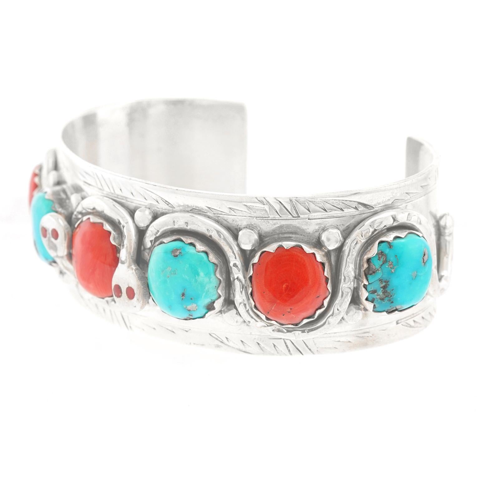 zuni turquoise cuff bracelet