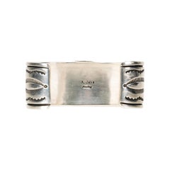 Bracelet manchette en argent sterling et turquoise de Zuni