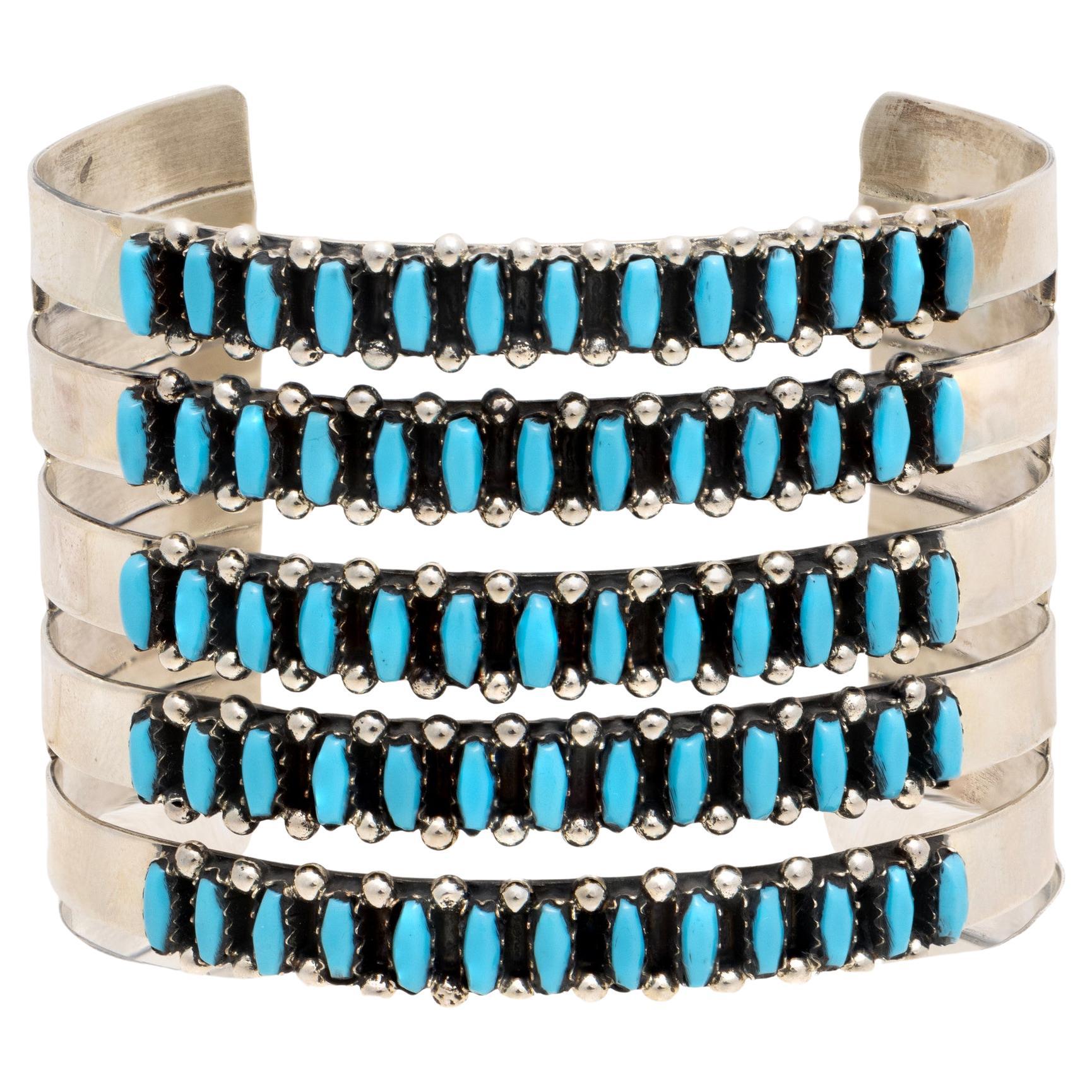 Zuni Turquoise Cuff Bracelet