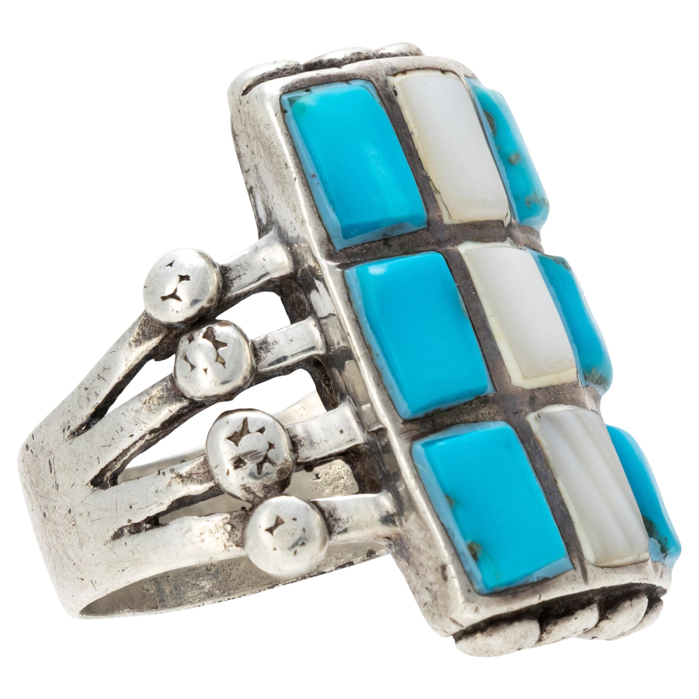 Zuni Turquoise Ring For Sale