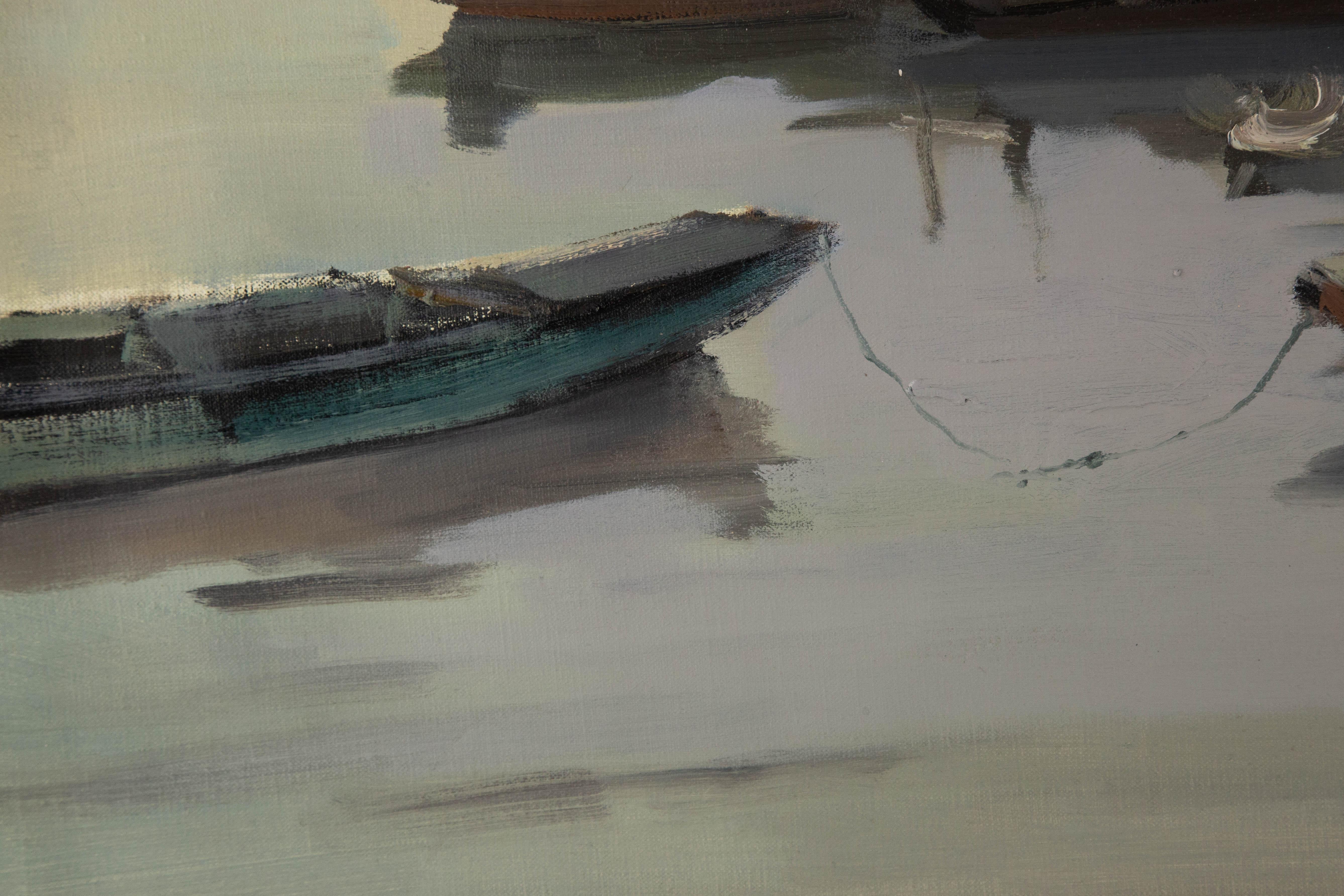 Zuowei Liao, olio originale impressionista su tela 