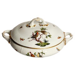 Zuppiera Centrotavola in Porcellana di Herend Rothschild Anni 70