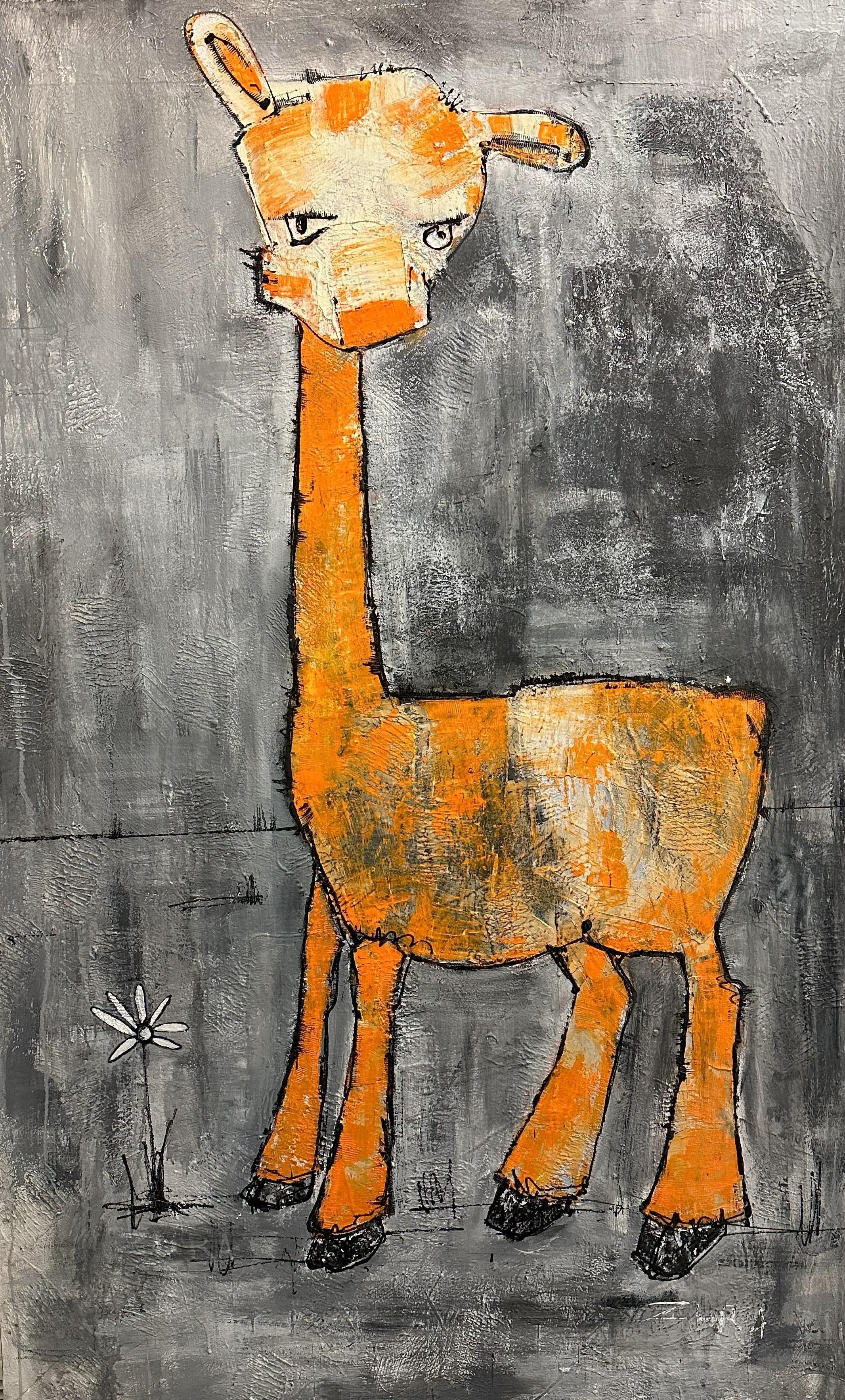 Animal Painting Zura - Alpaga
