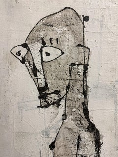 “Can’t See the World I Live In” – Modern Expressionist Painting by Zura