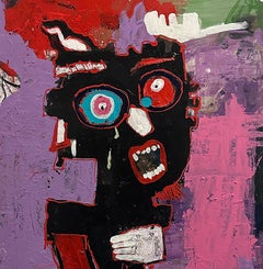Mongol Painting – Contemporary Primitivism Style by Zura