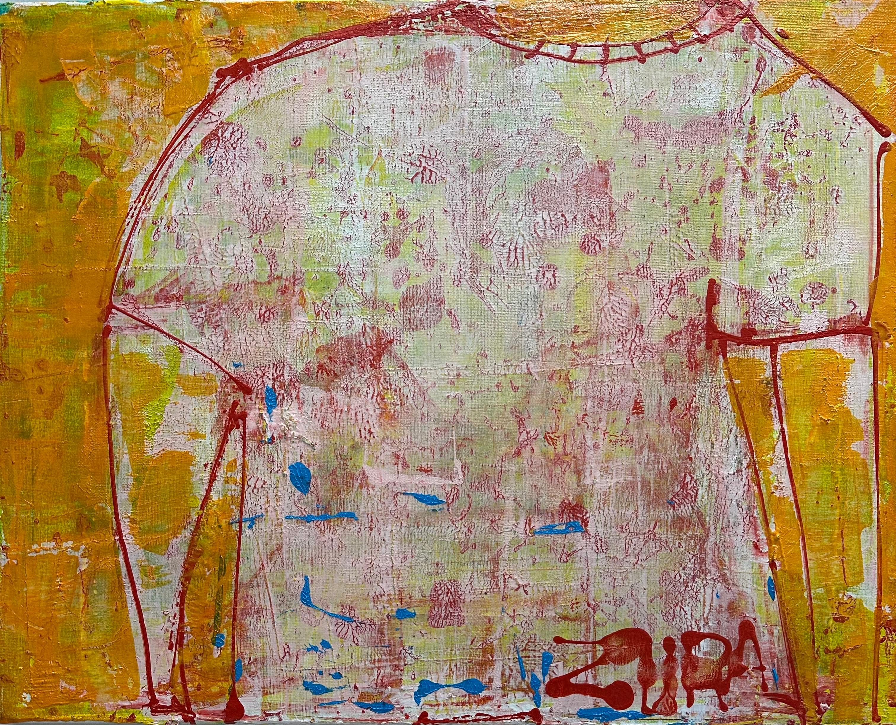 Steps in Nature' - Zeitgenössisches abstraktes Quadriptychon von Zura im Angebot 3