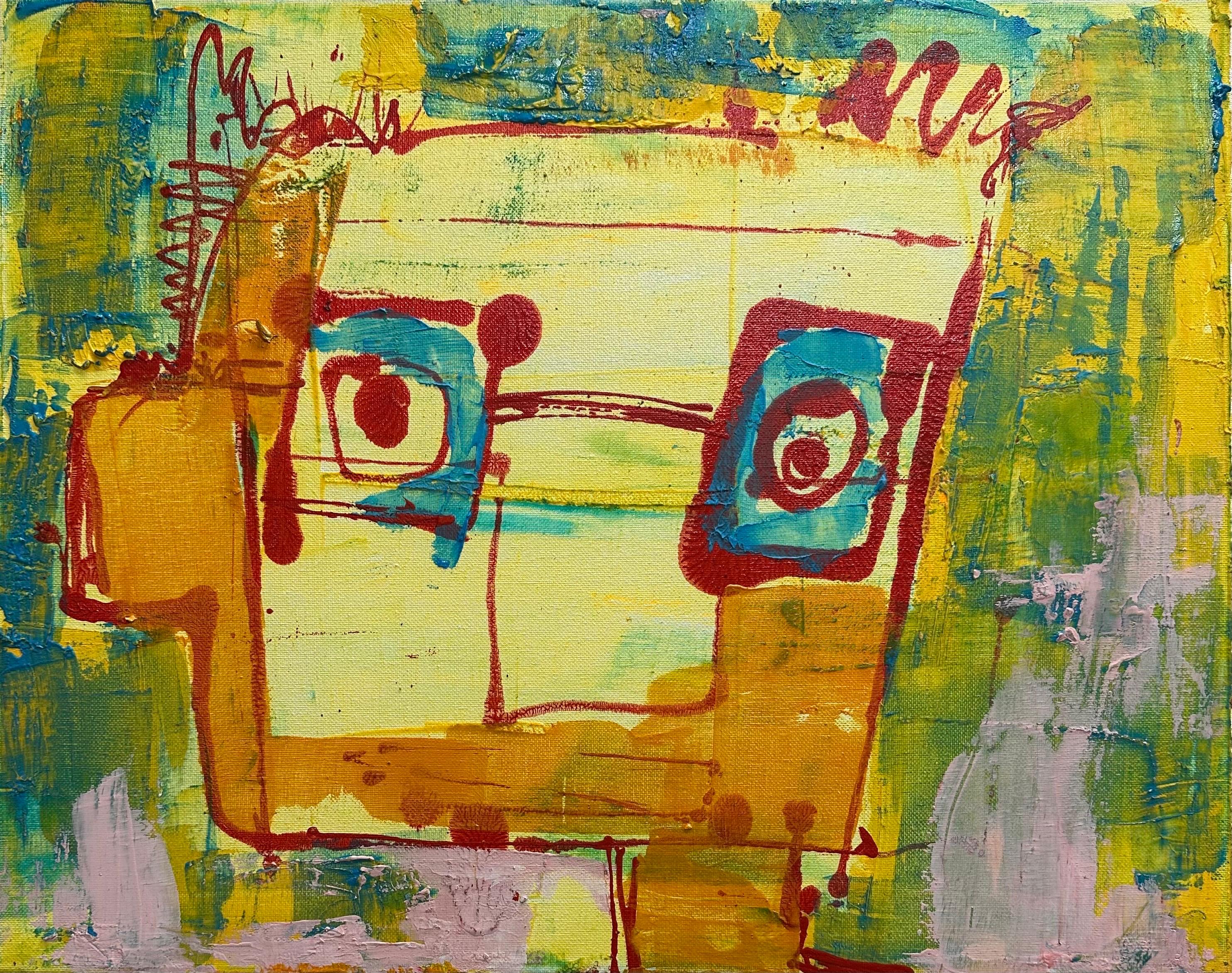 Steps in Nature' - Zeitgenössisches abstraktes Quadriptychon von Zura im Angebot 4