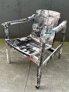 Andy Warhol Lot No. Chair – Iconic Collage from Christie’s Catalog