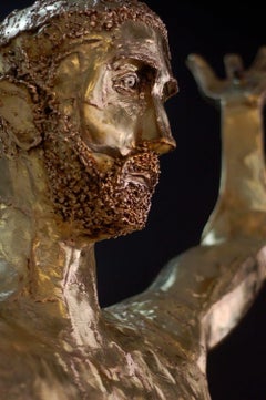 Atlas von Zura, Monumentalskulptur - Mythologischer Titan im architektonischen Maßstab