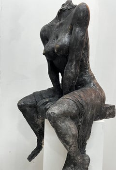 Lebensgroße weibliche Figur Skulptur