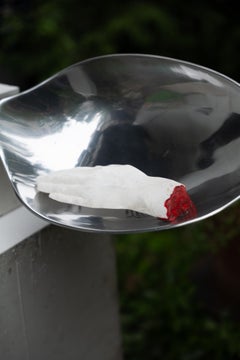 Magic Spoon di Zura – Scultura concettuale contemporanea in alluminio, 2026