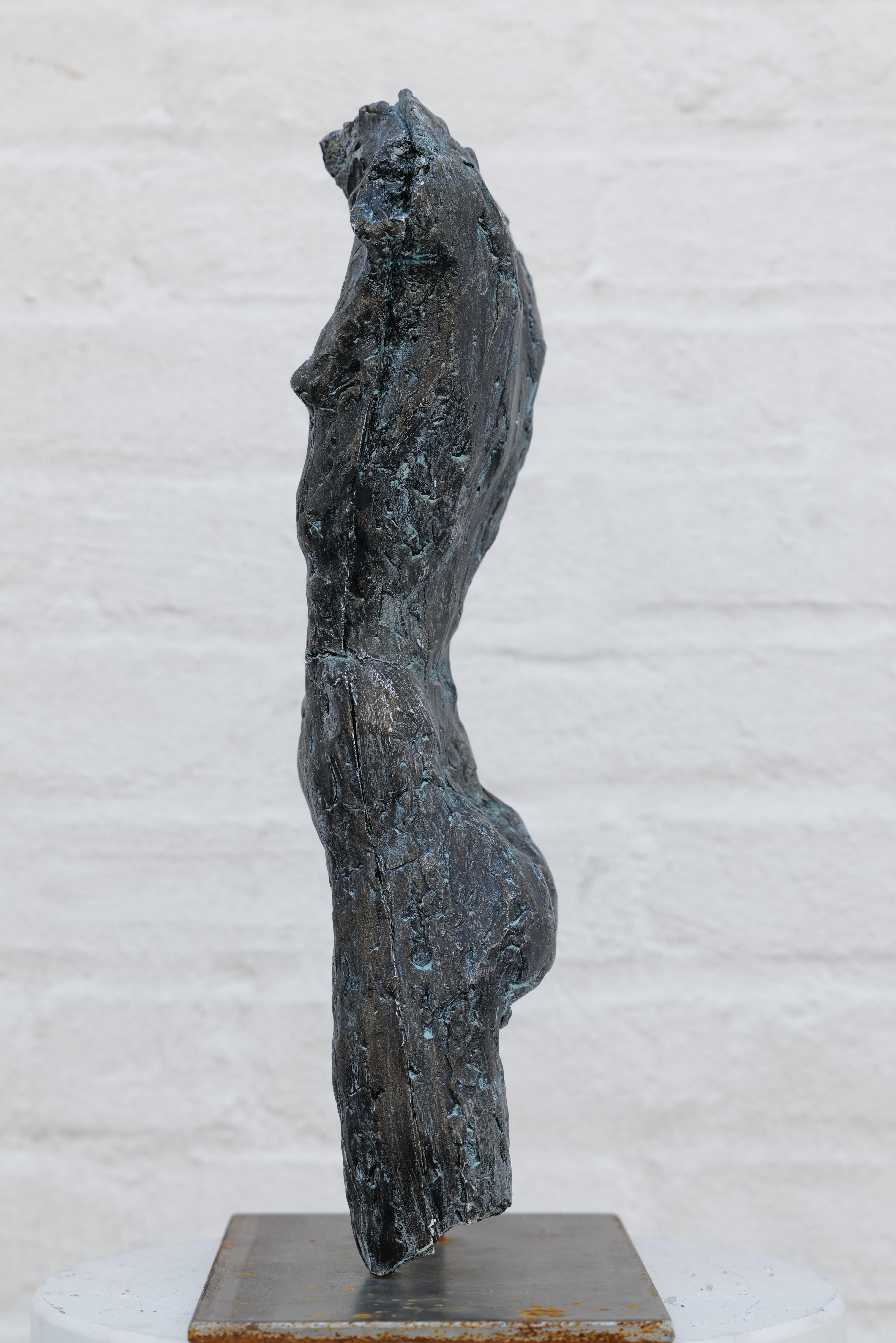 Scultura moderna di torso maschile di Zura - Resina o bronzo, 2025 in vendita 4