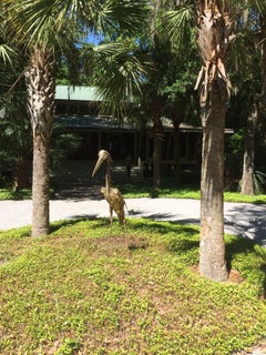 Escultura de pájaro de latón a tamaño real «Blue Heron» de Zura, 2015 (para interior y exterior)