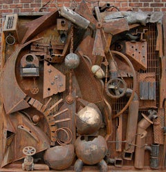 Zura, “Bonkers”, Monumental Abstract Sculpture – Large-Scale Geometric Work