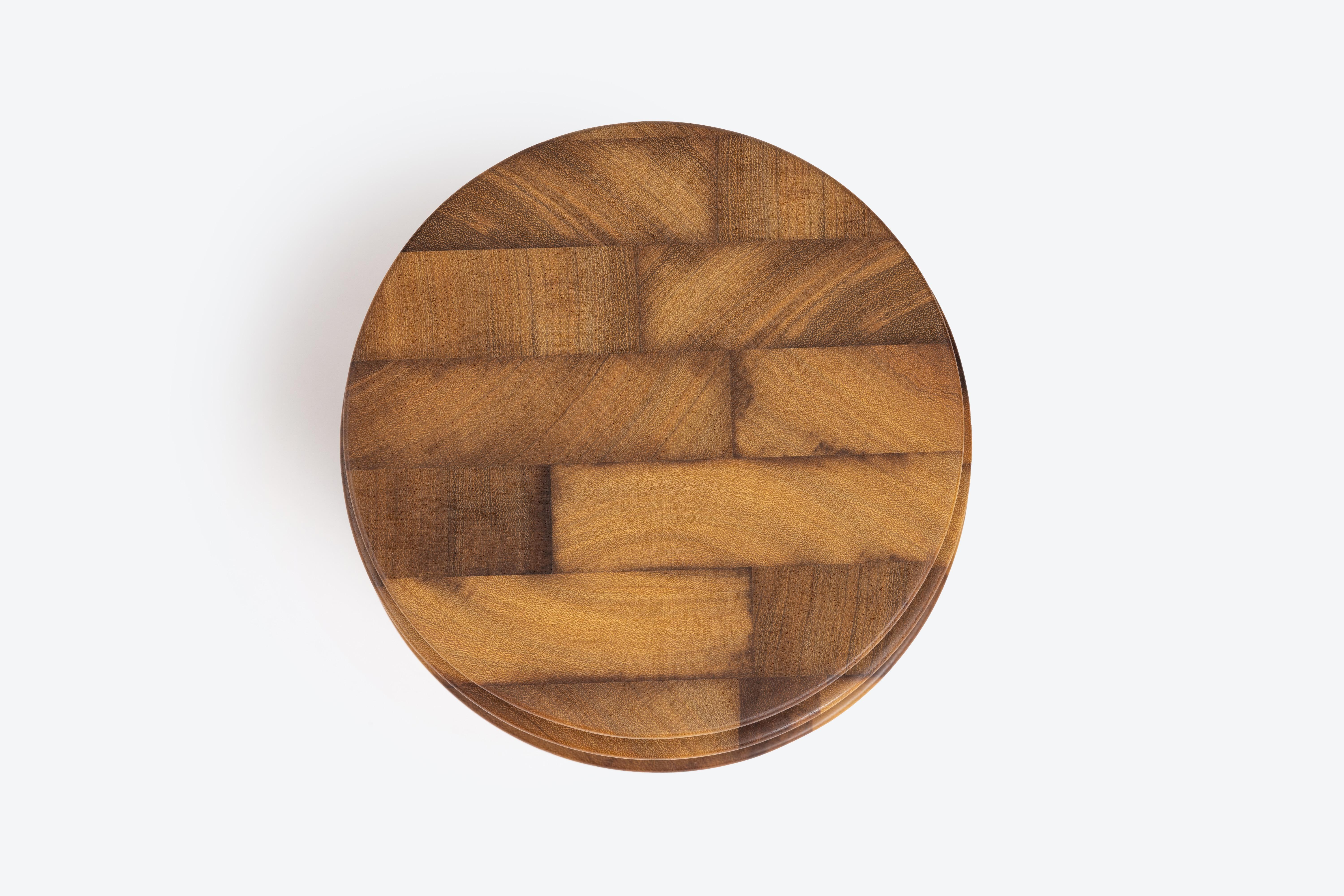 Hand-Crafted Zutty Stool / Side Table For Sale