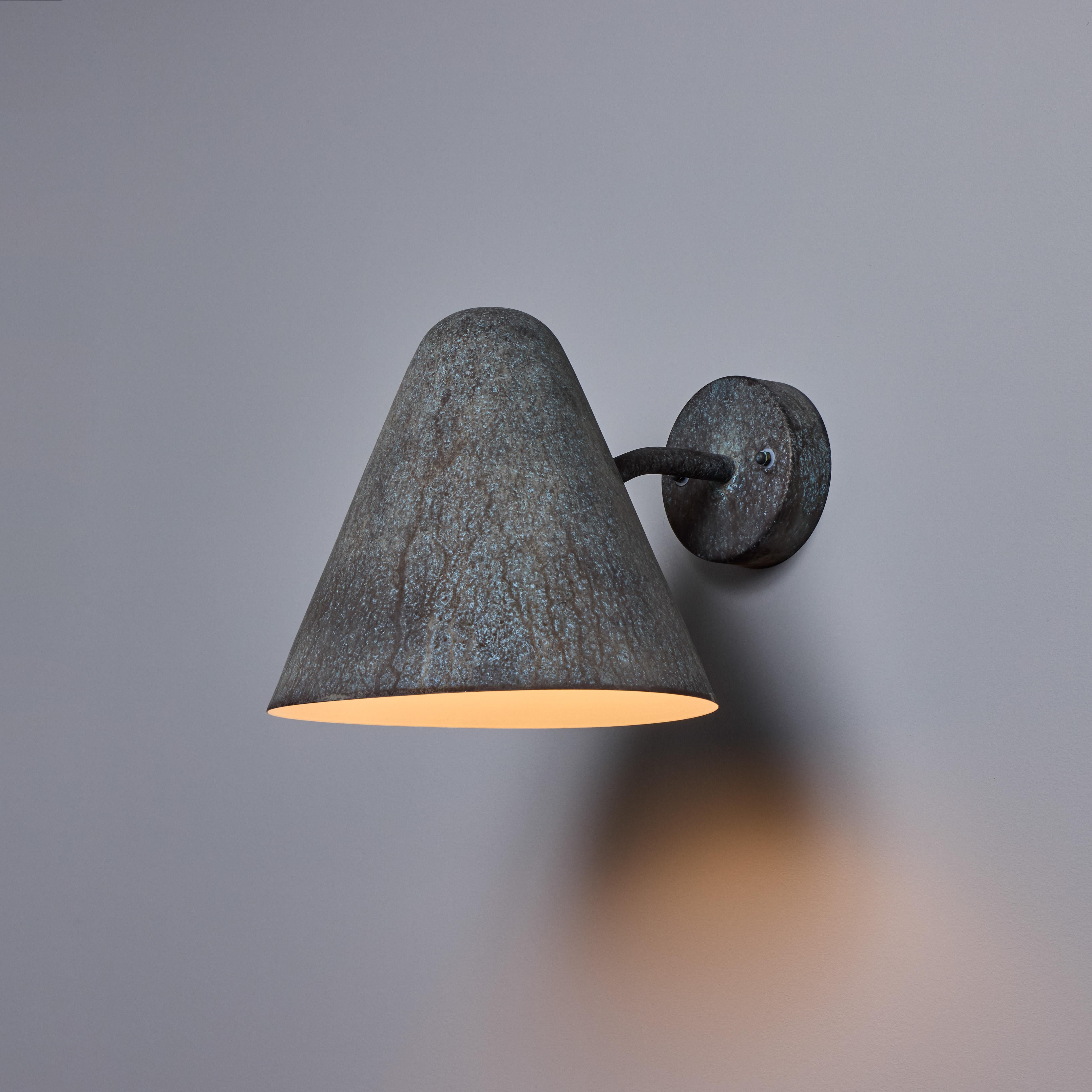 'ZuZu' Darkly Patinated Brass Wall Sconce in the Style of Jacques Biny For Sale 5