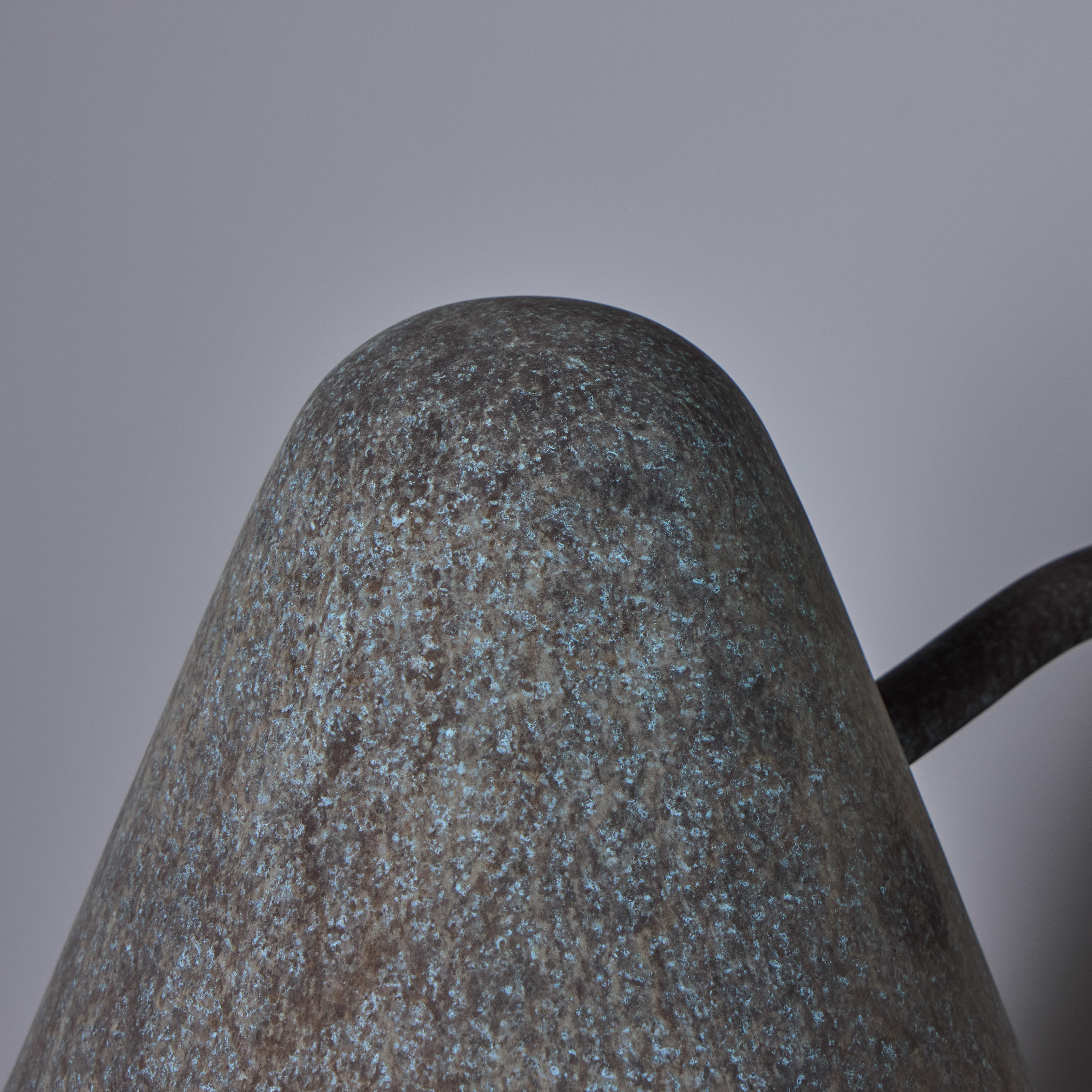 'ZuZu' Darkly Patinated Brass Wall Sconce in the Style of Jacques Biny For Sale 6