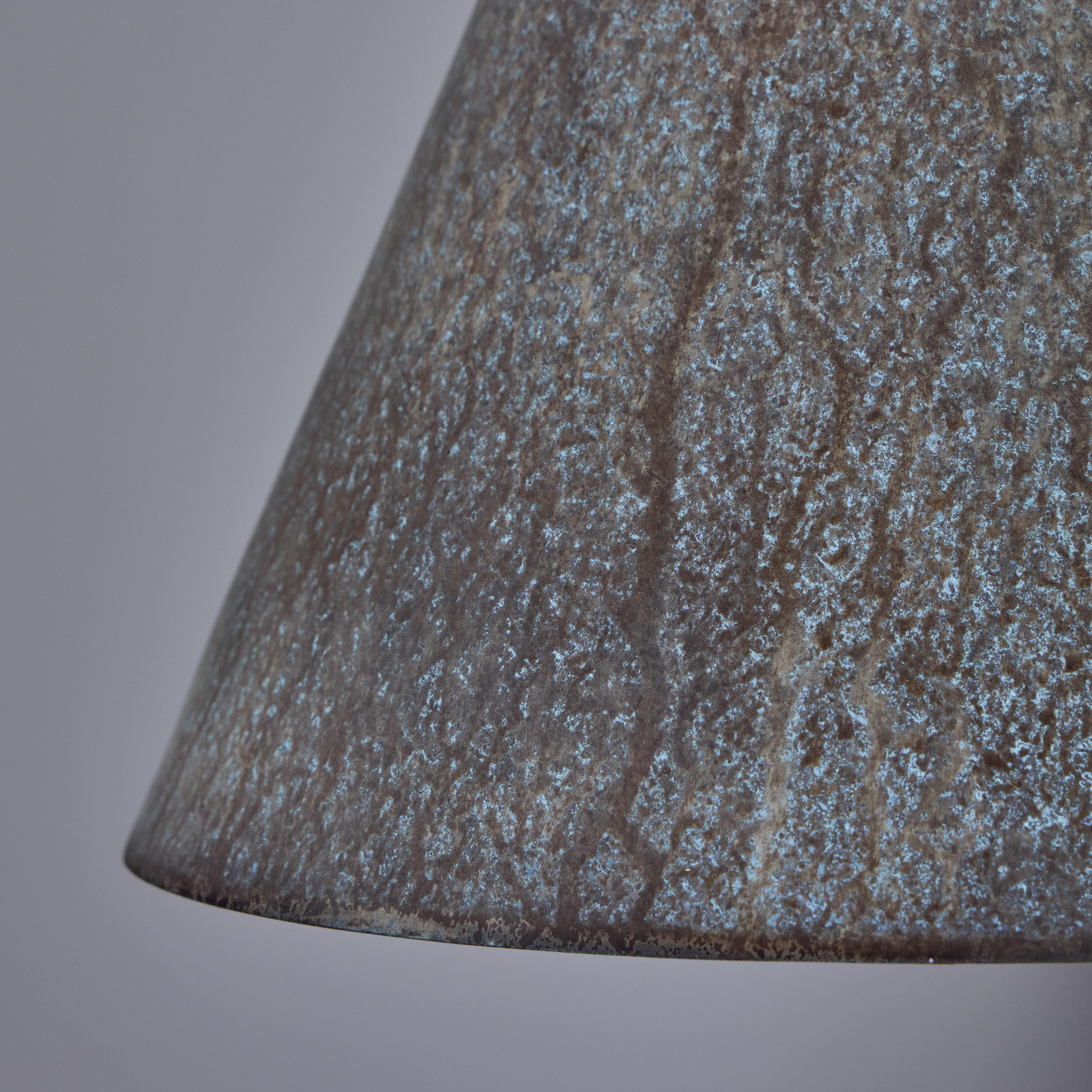 'ZuZu' Darkly Patinated Brass Wall Sconce in the Style of Jacques Biny For Sale 7