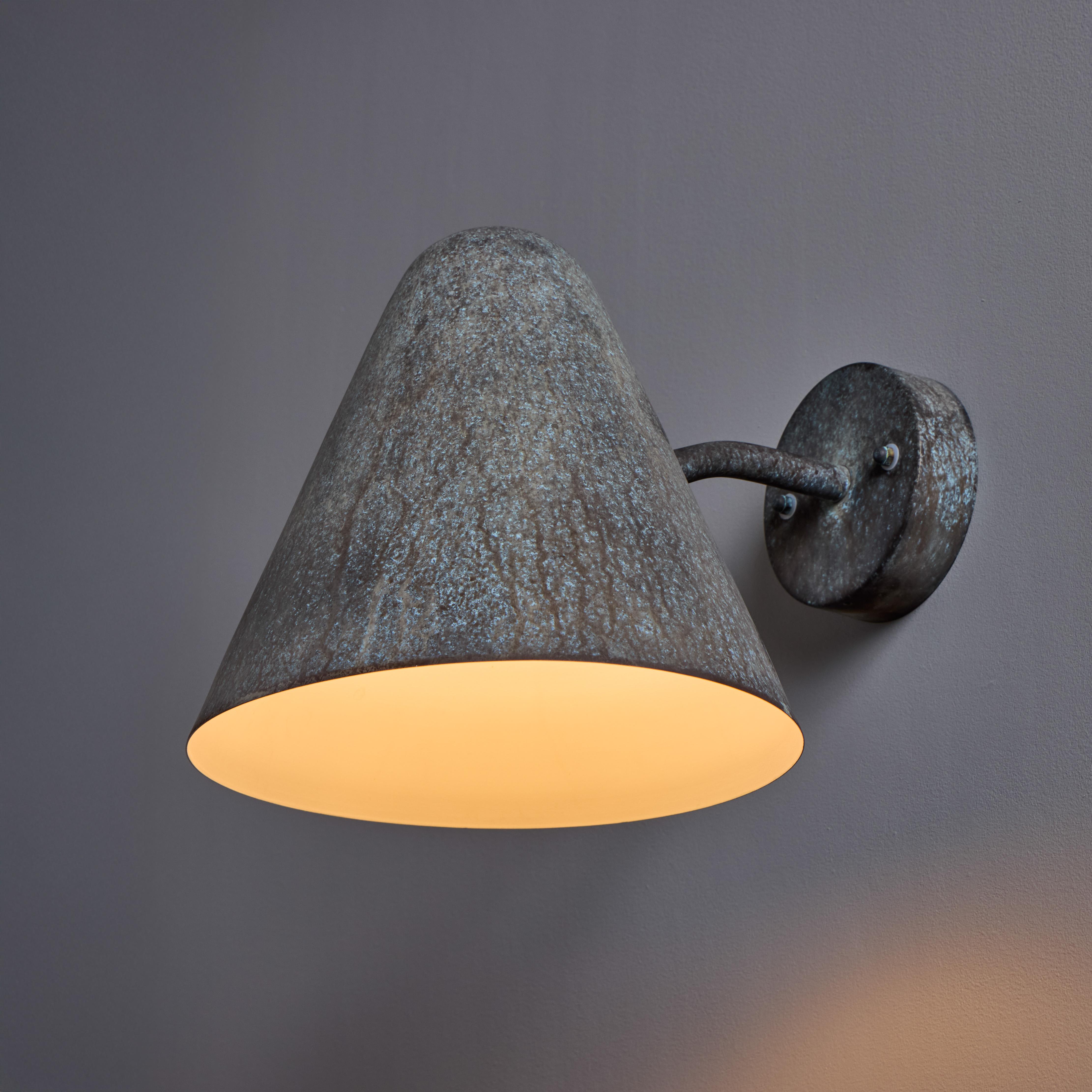 'ZuZu' Darkly Patinated Brass Wall Sconce in the Style of Jacques Biny For Sale 13